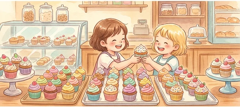 격자로 놓인 오렌지 배열 — 곱셈의 시각적 구조